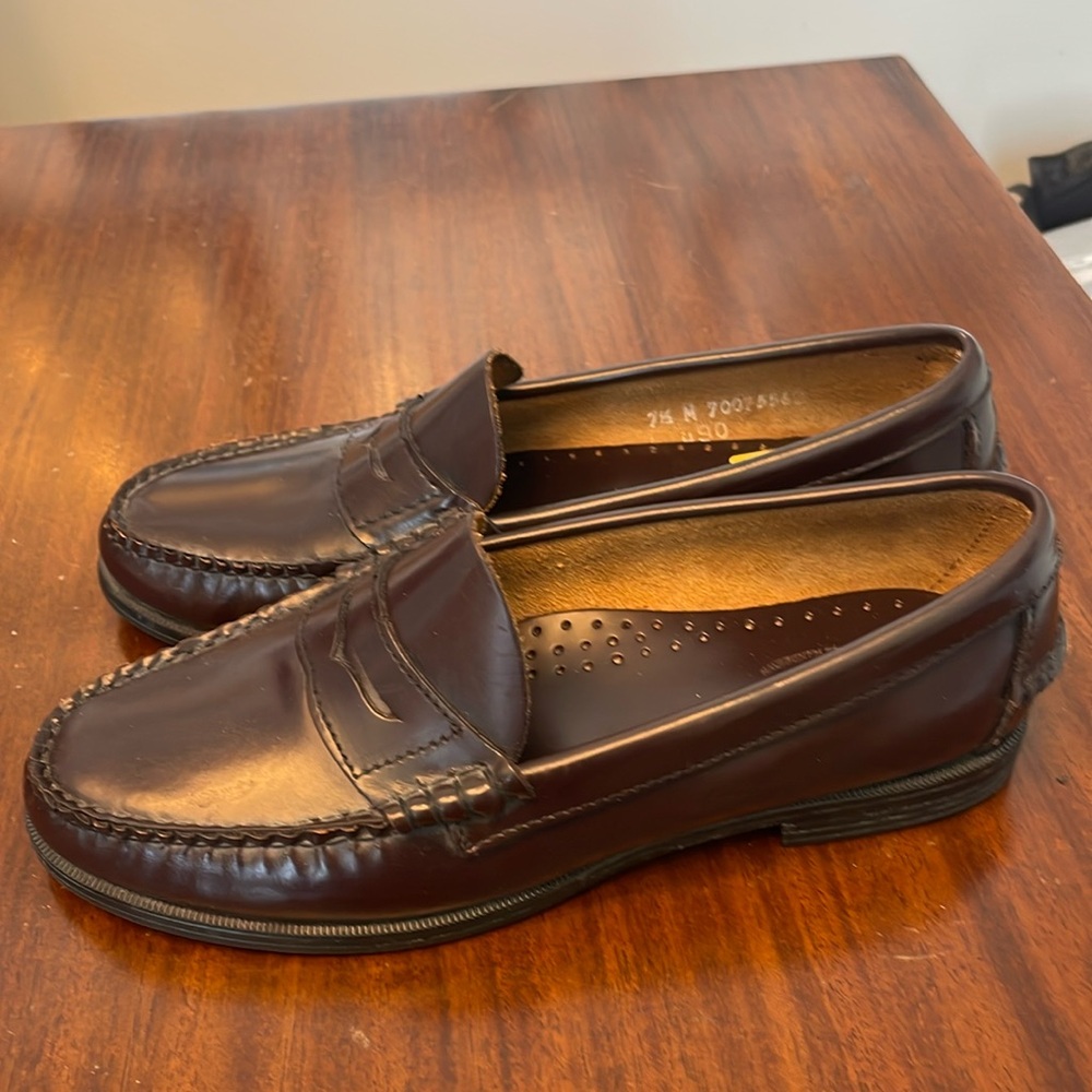 🧊 Sebago, leather penny loafers